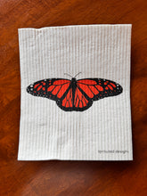 Load image into Gallery viewer, Monarch Butterfly Swedish Dishcloth
