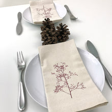 Load image into Gallery viewer, Berry Branch Cotton napkin set of 2
