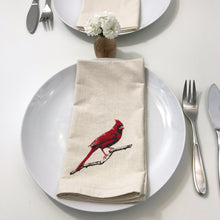 Load image into Gallery viewer, Cardinal Red Bird Napkin Set of 2