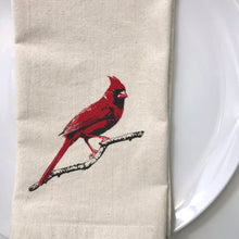 Load image into Gallery viewer, Cardinal Red Bird Napkin Set of 2