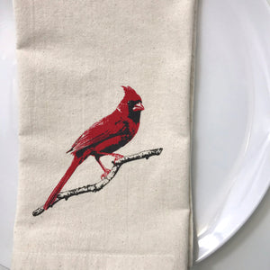 Cardinal Red Bird Napkin Set of 2
