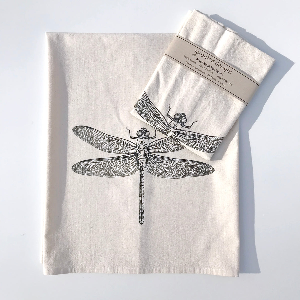 Bee Flour Sack Towel - center printed –