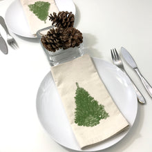 Load image into Gallery viewer, Evergreen Tree Napkin Set of 2