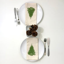 Load image into Gallery viewer, Evergreen Tree Napkin Set of 2