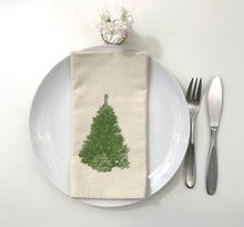 Load image into Gallery viewer, Evergreen Tree Napkin Set of 2