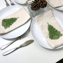 Load image into Gallery viewer, Evergreen Tree Napkin Set of 2