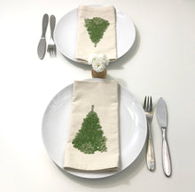 Load image into Gallery viewer, Evergreen Tree Napkin Set of 2
