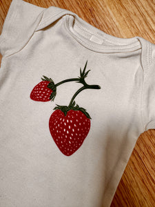 Strawberry short Sleeve Bodysuit