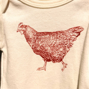 Chicken Long Sleeve Bodysuit