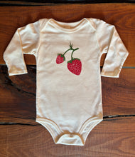 Load image into Gallery viewer, Strawberry Long Sleeve Bodysuit