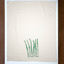 Load image into Gallery viewer, Asparagus Flour Sack Towel - center printed