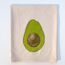 Load image into Gallery viewer, Avocado Flour Sack Towel - center printed