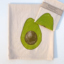 Load image into Gallery viewer, Avocado Flour Sack Towel - center printed