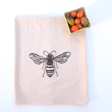 Load image into Gallery viewer, Bee Flour Sack Towel - center printed