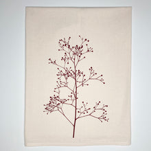 Load image into Gallery viewer, Berry Branch Flour Sack Towel - center printed