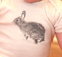 Load image into Gallery viewer, Bunny Short Sleeve Baby Bodysuit