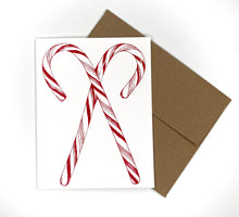 Load image into Gallery viewer, Candy Cane Card