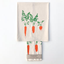 Load image into Gallery viewer, Carrot Flour Sack Towel - center printed