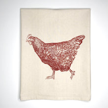 Load image into Gallery viewer, Chicken Flour Sack Towel - center printed