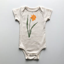 Load image into Gallery viewer, Daffodil Flower Short or Long Sleeve Bodysuit