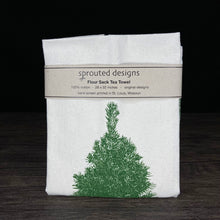 Load image into Gallery viewer, Christmas Tree Flour Sack Towel  - Centered Print