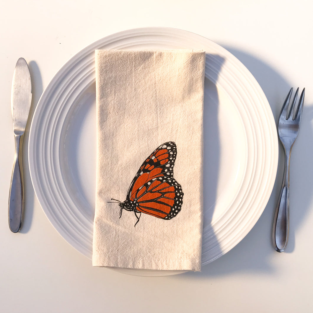 Monarch Butterfly Napkin - set of 2