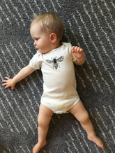 Load image into Gallery viewer, Bee Short Sleeve Baby Bodysuit