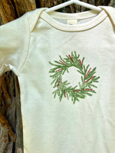 Load image into Gallery viewer, Holiday Wreath Long Sleeve Bodysuit
