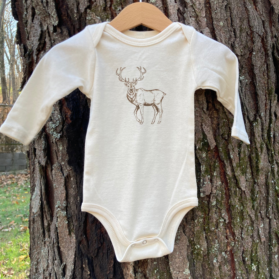 Reindeer Long Sleeve Bodysuit