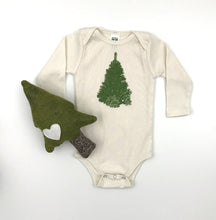 Load image into Gallery viewer, Christmas Tree Long Sleeve Baby Bodysuit