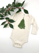 Load image into Gallery viewer, Christmas Tree Long Sleeve Baby Bodysuit