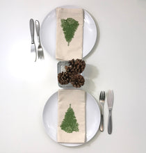 Load image into Gallery viewer, Evergreen Tree Napkin Set of 2