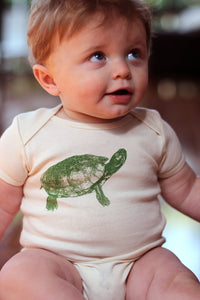 Turtle Short Sleeve Onesie