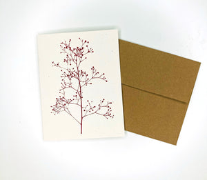 Holiday Berry Branch Card