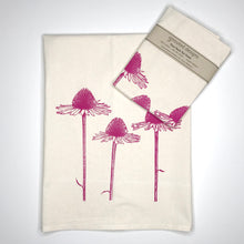 Load image into Gallery viewer, Coneflower Flour Sack Towel - center printed